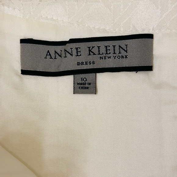Anne Klein Dress Women's Size 10 Sleeveless V-Neck Pleated Summer Formal Casual - Picture 5 of 5